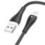 Кабель USB - MicroUSB BOROFONE BX100 2,4A (черный) 1м