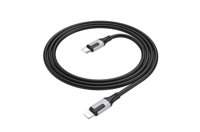 Кабель USB Type-C - Lightning BOROFONE BX101 (черный) 1м