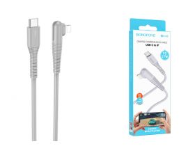 Кабель USB Type-C - Lightning BOROFONE BX105 (серый) 1м