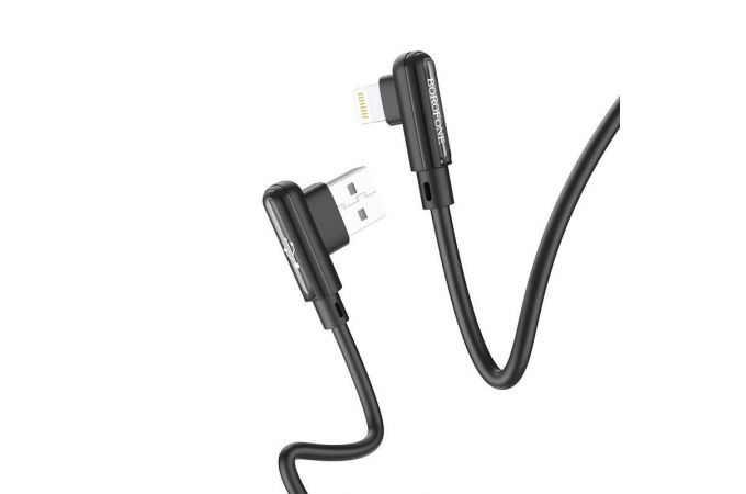 Кабель USB - Lightning BOROFONE BX58, 2,4A (черный) 1м