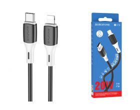 Кабель USB Type-C - Lightning BOROFONE BX79 (черный) 1м