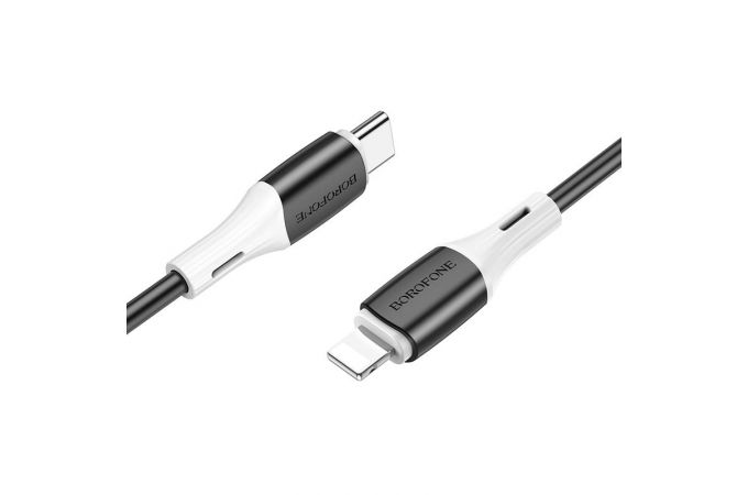 Кабель USB Type-C - Lightning BOROFONE BX79 (черный) 1м