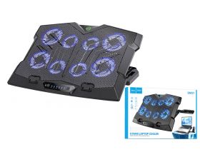 Охлаждающая подставка для ноутбука HOCO GM27 Monte notebook cooling fan,  чёрный