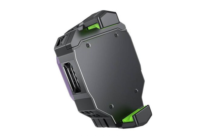 Игровой кулер HOCO GM26 охлаждающий вентилятор Ambitious cooling mobile phone fan (черно- фиолетовый)