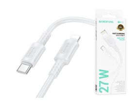 Кабель USB Type-C - Lightning BOROFONE BX111 (белый) 1м