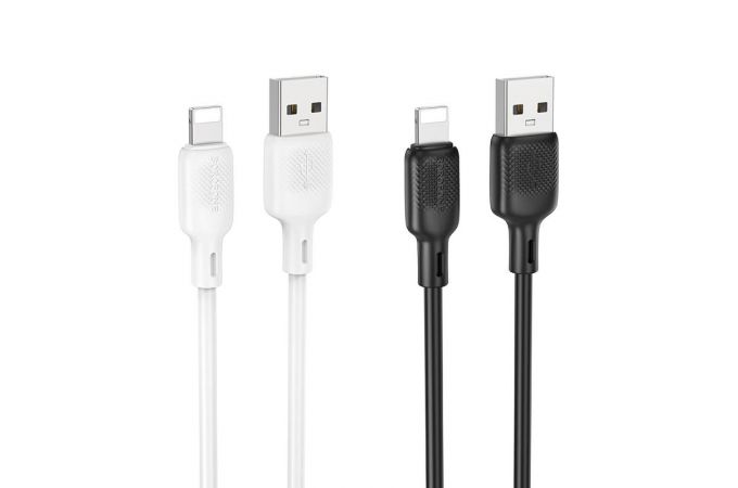 Кабель USB - Lightning BOROFONE BX113 2,4A (белый) 1м силиконовый