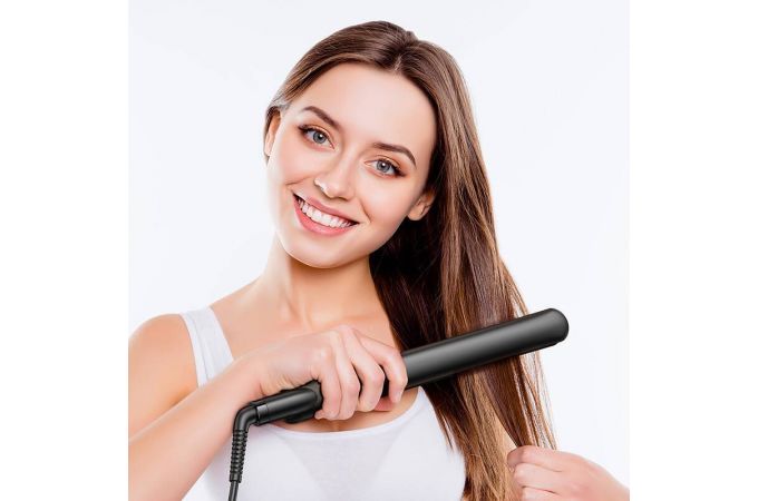 Универсальный выпрямитель для прямых и вьющихся волос HOCO HP40 БЕЛЫЙ