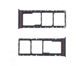 Держатель SIM для Infinix Hot 50 4G (X6882) Черный