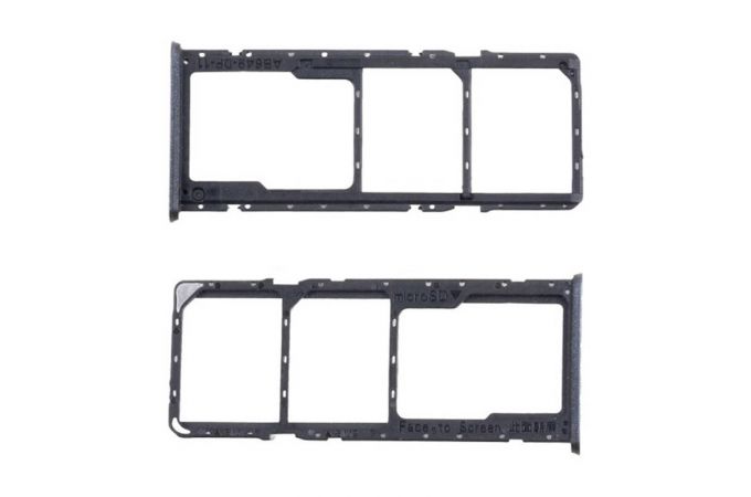 Держатель SIM для Realme Note 60/ 60x (RMX3933/ RMX3938) Черный