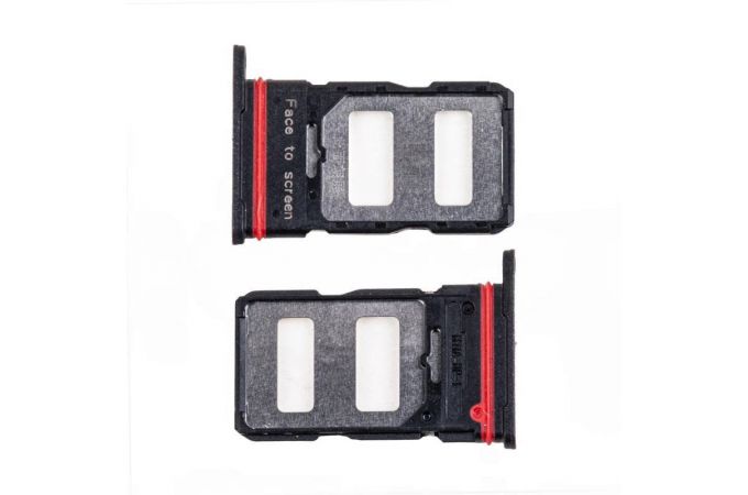 Держатель SIM для Xiaomi Poco X6 Pro 5G (2311DRK48G) Черный