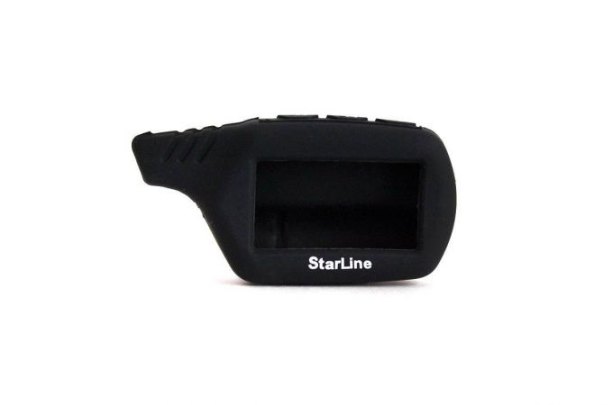 Чехол силиконовый для брелка автосигнализации StarLine A91/B9 черный
