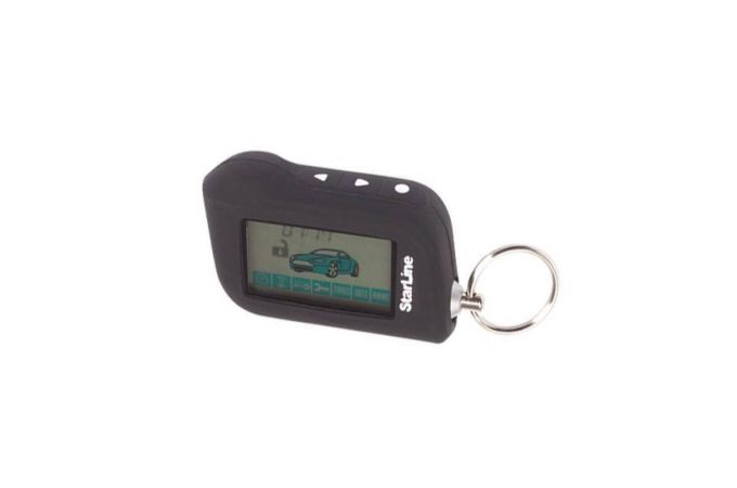 Чехол силиконовый для брелка автосигнализации StarLine A93 черный