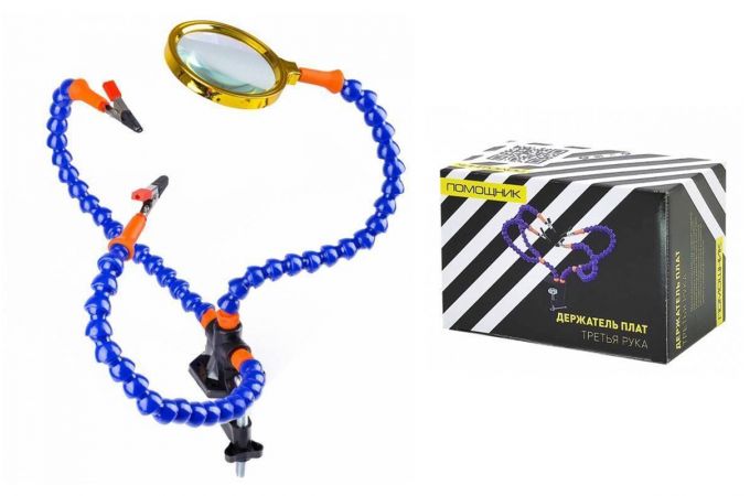 Держатель плат Третья рука Помощник PM-INP20