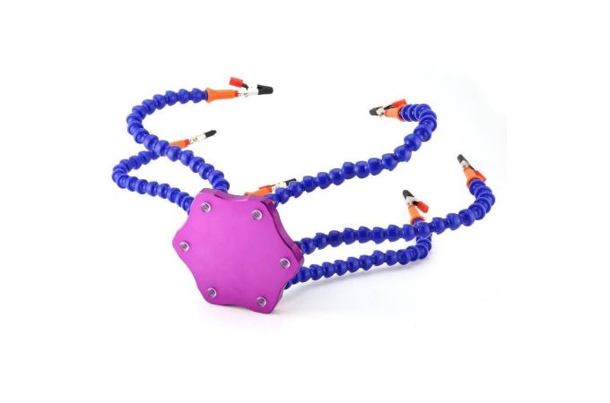 Держатель плат Третья рука Помощник PM-INP24  Фиолетовый