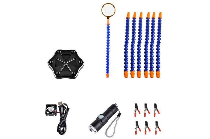 Держатель плат Третья рука Помощник PM-INP26  Черный