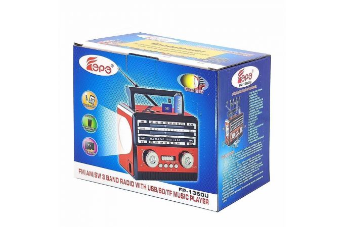 Радиоприемник Fepe FP-1360U р/п (USB)