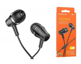 Наушники вакуумные проводные BOROFONE BM69 (черный)