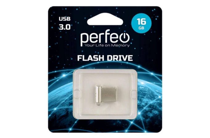 Флешка USB 3.0 Perfeo USB 3.0 16GB M06 Metal Series