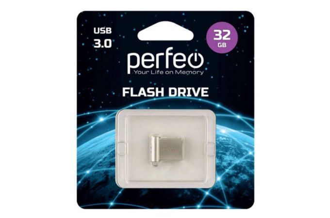 Флешка USB 3.0 Perfeo USB 3.0 32GB M06 Metal Series