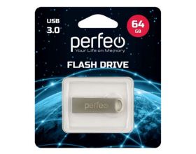 Флешка USB 3.0 Perfeo USB 3.0 64GB M08 Metal Series