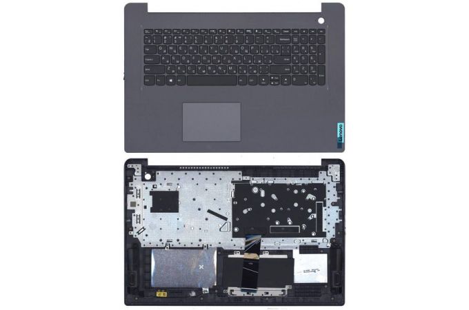 Клавиатура для ноутбука Lenovo IdeaPad 3-17ALC6 топкейс серебристый