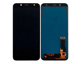 Дисплей для Samsung J600F Galaxy J6 (2018) Black в сборе с тачскрином, OLED