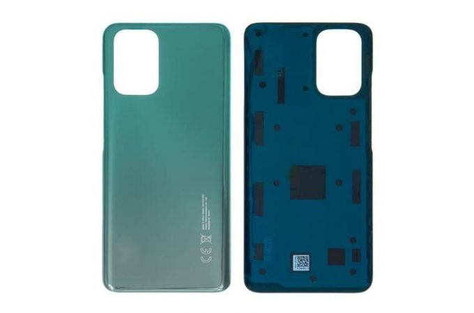 Задняя крышка для Xiaomi Redmi Note 10 Lake Green (с разбора, потертости, царапины)