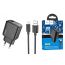 Сетевое зарядное устройство USB + кабель MicroUSB HOCO CS21A  QC3.0 (черный)