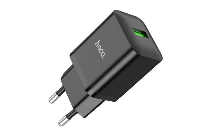 Сетевое зарядное устройство USB HOCO N26A QC3.0 (черный)