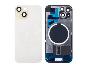 Задняя крышка (стекло) в сборе с рамкой для iPhone 15 (Yellow)