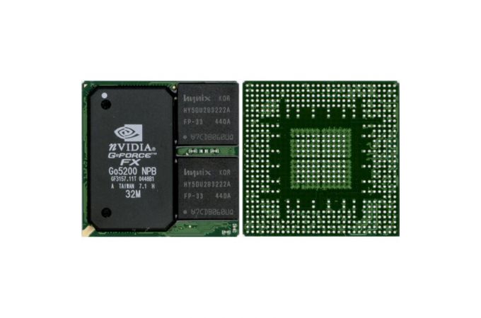 Чип nVidia Go5200 32M