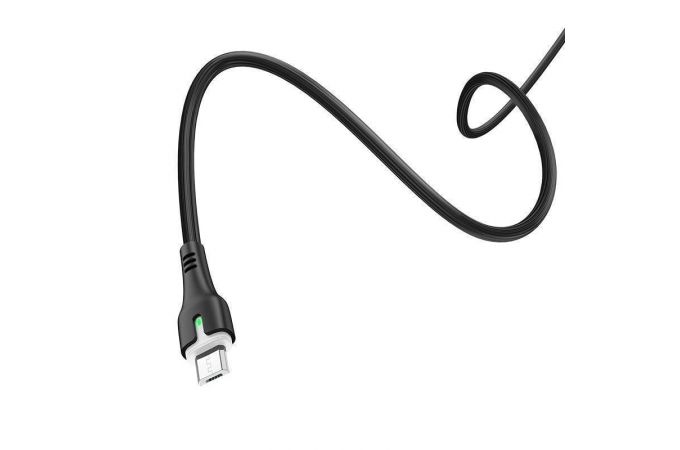 Кабель USB - MicroUSB HOCO X45 2,4A (черный) 1м