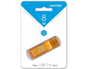 Флешка USB 2.0 Smartbuy 8GB Glossy series Orange (SB8GBGS-OR)