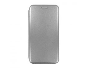 Чехол-книжка Samsung Galaxy A12  боковой BF (серебристый)