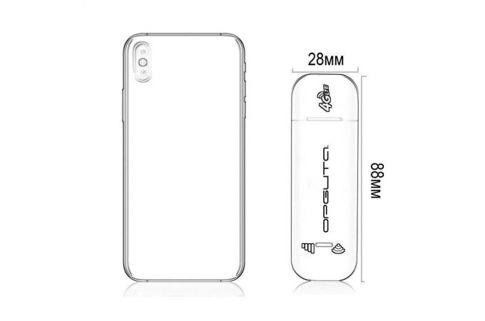 4G USB модем Орбита OT-PCK29 (Wi-Fi) белый