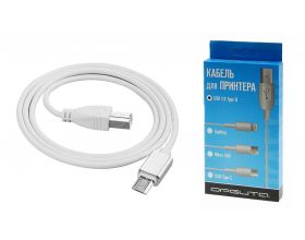 Кабель для принтера Орбита OT-PCC29 USB-В 2.0-microUSB 1.5м (белый)