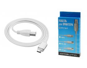 Кабель для принтера Орбита OT-PCC29 USB-В 2.0-TYPE-C 1.5м (белый)