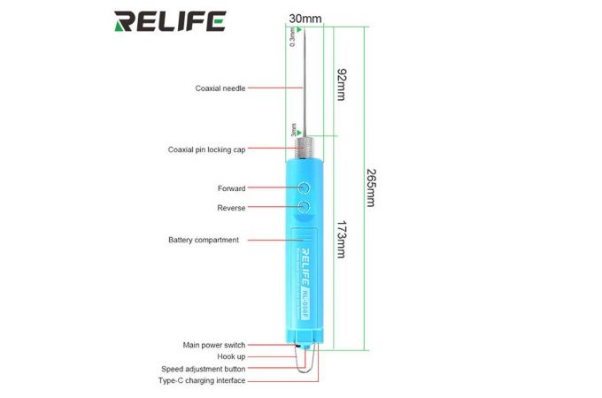 Инструмент для удаления OCA-клея RELIFE RL-056F беспроводной
