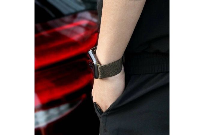 Ремешок для Apple Watch HOCO WA04 Эластичный нейлоновый ремешок серии Fashion (38-41 мм) светло-серый