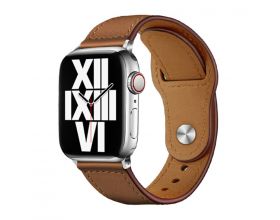 Ремешок для Apple Watch 38/40/41 mm кожаный (коричневый)