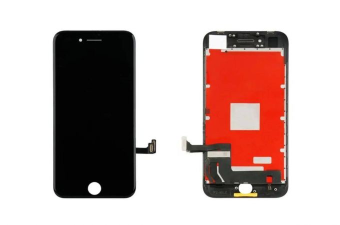 Дисплей для iPhone 7 (4.7) в сборе с тачскрином и рамкой (черный)
