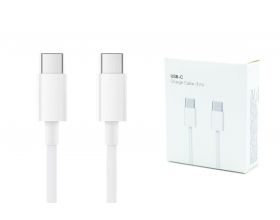 Кабель USB Type-C - USB Type-C 5A/20V, PD60W iP15  (org) (белый) 1м