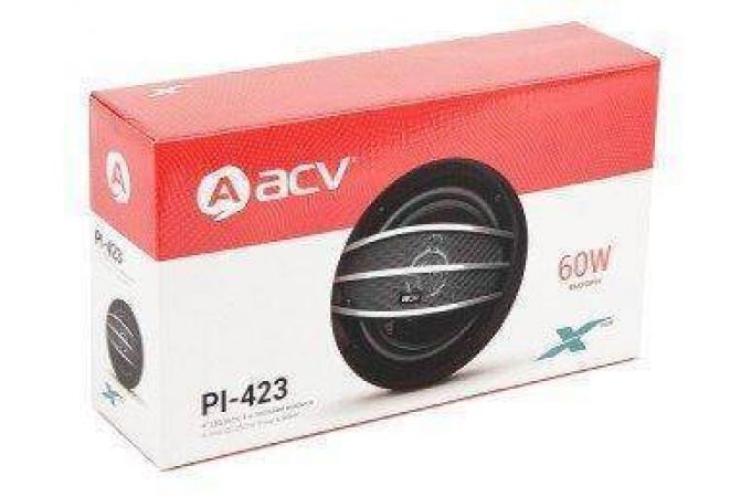 Автомобильная акустика ACV PI-423 / без сеток 10см,3-х полосная,30Вт, комплект- 2шт