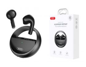 Наушники вакуумные беспроводные XO X31 Gyro Zinc Alloy Rotating TWS Bluetooth Earphones (черные)