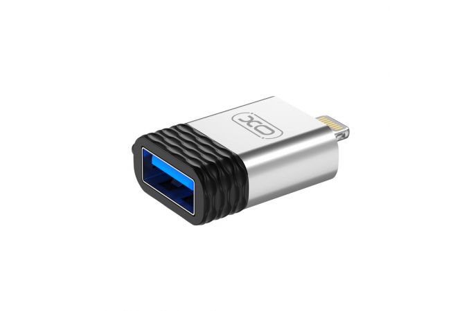 Переходник OTG XO NB186 Lightning  to USB adapter (Charging + data transmission) (черный)