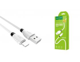 Кабель USB - Lightning HOCO X27, 2,4A (белый) 1,2м