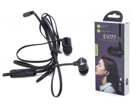 Наушники вакуумные проводные ELMCOEI EV-177 (черный)