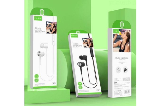 Наушники вакуумные проводные MAIMi H17 (белый)