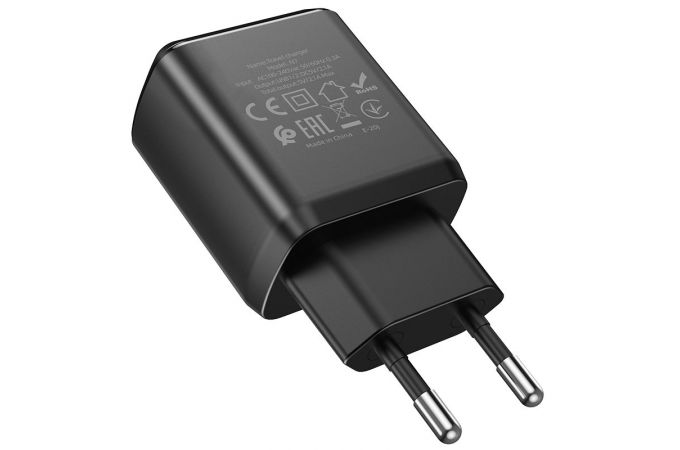 Сетевое зарядное устройство 2USB HOCO N7 2100mAh (черный)