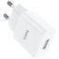 Сетевое зарядное устройство USB HOCO N9 2100mAh (белый)